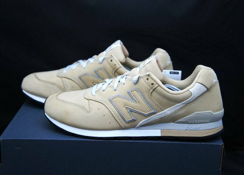 送料無料！【新品】US10 28cm new balance ニューバランス CM996 HE2 ベージュヌバック Dワイズ 国内正規品