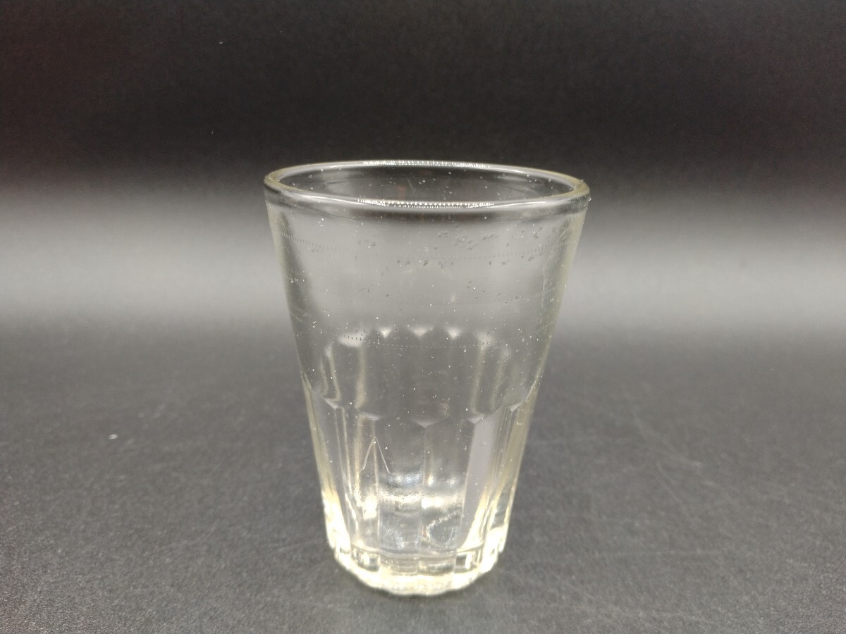古い 剣先コップ 酒器 アンティーク グラス 冷酒グラス 【2-b】