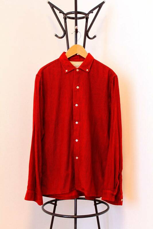 50s WASINGTON DEE CEE STRIPE B.D. SHIRT / 稀少 美品 ヴィンテージ ディーシー フランネル ボタンダウン シャツ / carharrt oshkosh