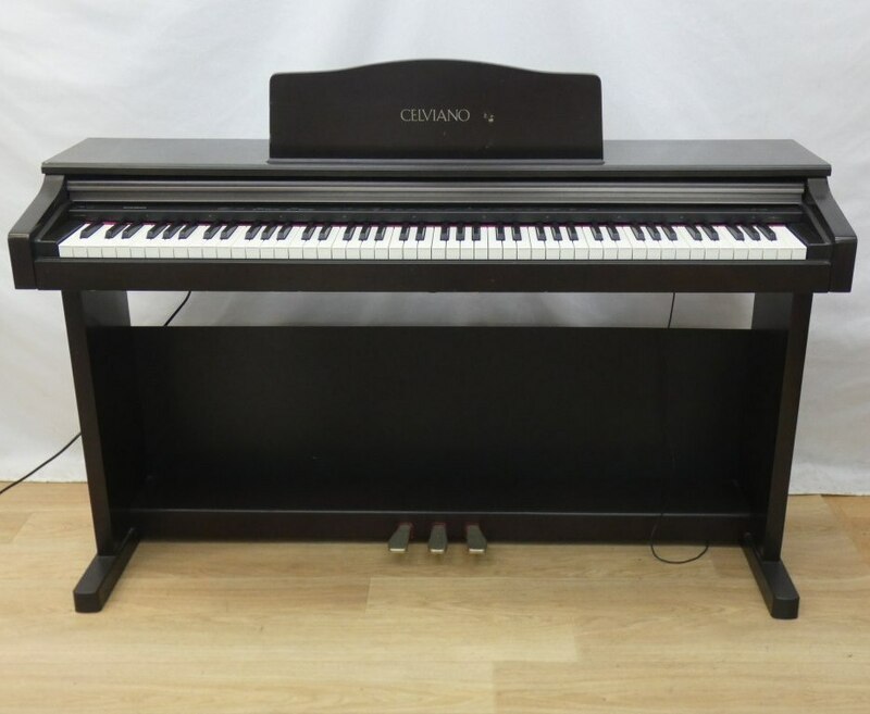 Y943Yちょる【楽器】CASIO　電子ピアノ　CELVIANO　AP-12S　セルヴィアーノ　通電 音出確認済　1998年製　鍵盤楽器　カシオ　MADE IN JAPAN