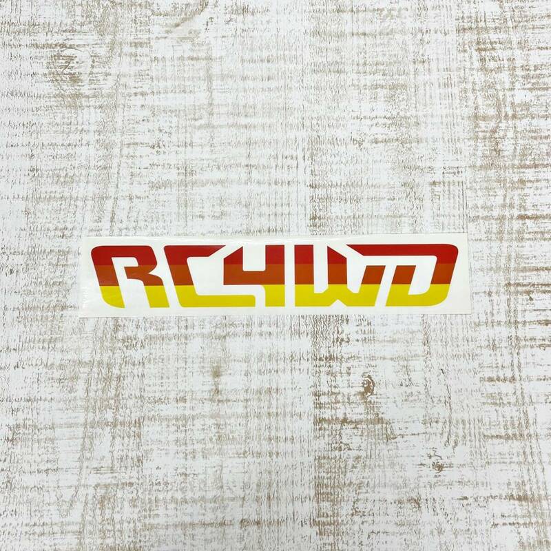 RC4WD ロゴ デカール ステッカー 抜き文字タイプ (1枚) 車、ツールボックス等に... RCロッククローラー