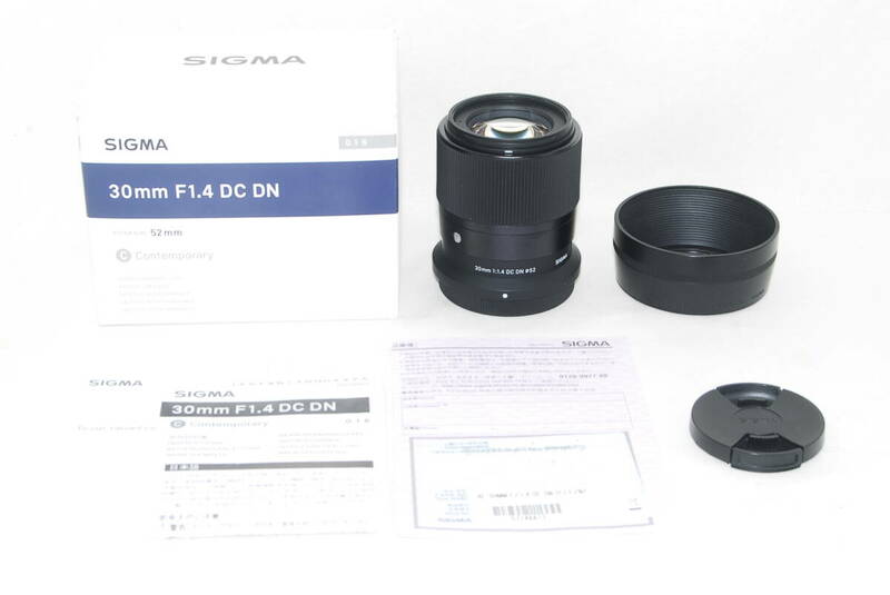 ★極美品★SIGMA シグマ 30mm F1.4 DC DN Contemporary Nikon ニコン Zマウント元箱付き♪