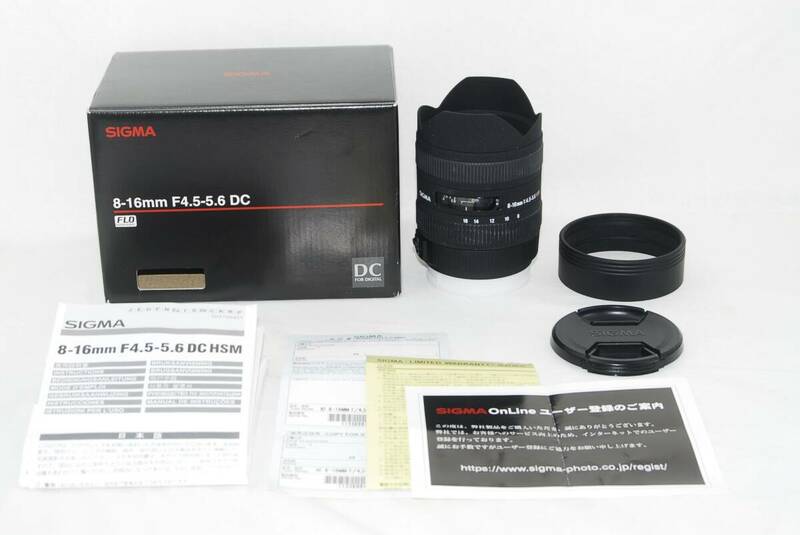 ★極美品★SIGMA シグマ AF 8-16mm F4.5-5.6 DC HSM SONY ソニーAマウント 元箱付き♪