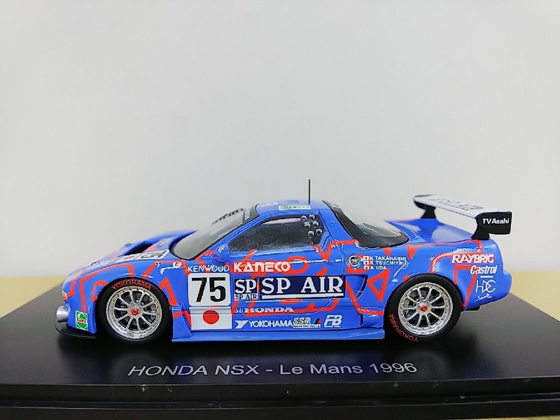 ■ アシェット　スパーク社製 1/43 HONDA NSX - Le Mans 1996 ホンダ ル・マン レーシングモデルミニカー
