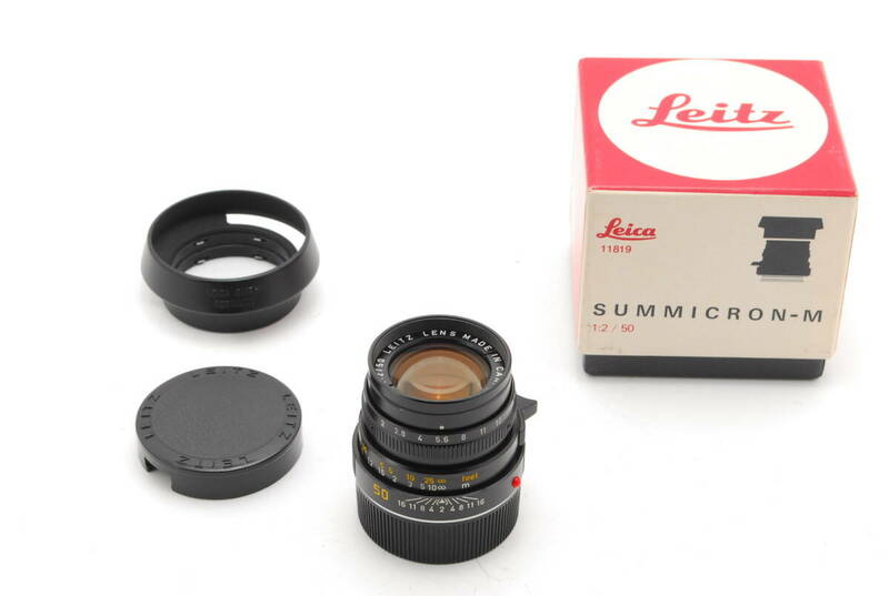 [AB品]Leica Summicron-M 50mm F2 第三世代★コレクターズ★元箱★ズミクロン★4713