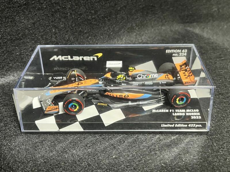 MINICHAMPS 1/43 Mclaren MCL60 #4 Land Norris 2023 537234304 マクラーレン ランド ノリス