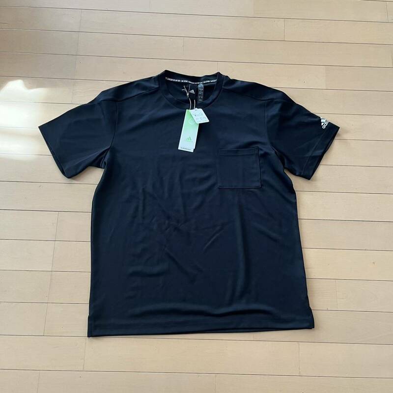 【送料無料】【未使用】アディダス　adidas Ｔシャツ　LL 黒