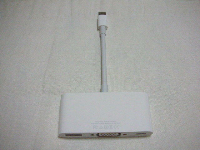 ◆中古品 純正 美品 Apple USB Type-C VGA Multiport Adapter A1620◆アダプタ