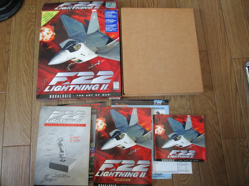 F22 LIGHTNING II NOVALOGIC 英語版 DOS版 中古 1996 同梱可