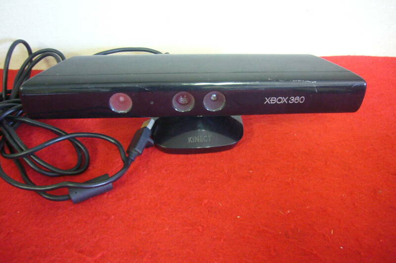 Microsoft マイクロソフト Xbox360 Kinect センサー ブラック 1414 ジャンク扱い
