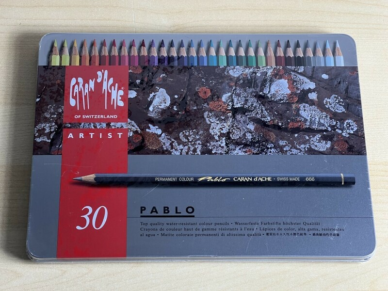 60304【匿名配送】カランダッシュ 油性色鉛筆 パブロ Carean D'ache PABRO 色鉛筆 未開封