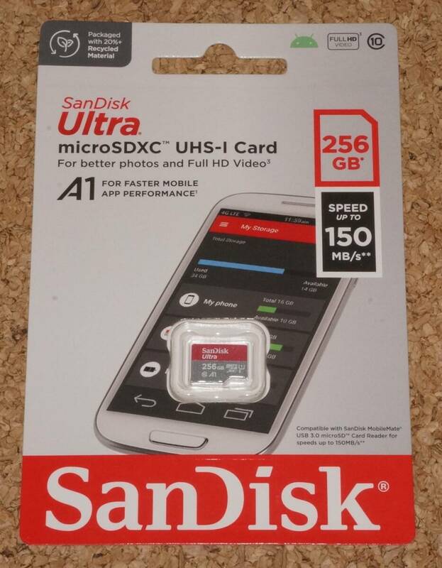 ◆新品◆サンディスク SanDisk microSDXC UHS-I カード 256GB 最大150MB/s SDSQUAC-256G-GN6MN