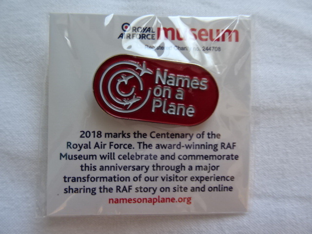 ★☆【希少品】RAF 英国ロイヤル・エアフォース ラベルピン イギリス【ROYAL AIR FORCE】ミュージアム購入品☆★