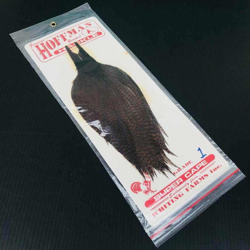 HOFFMAN/ホフマン ホワイティング スーパーケープ グリズリー/ブラウン #1 WHITING Super Cape 新品 サーモンフライドライ毛鉤テンカラ渓流