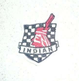 2枚set ☆ INDIAN インディアン / ワッペン 小物 リメイク バイク ハーレー ネイティブ