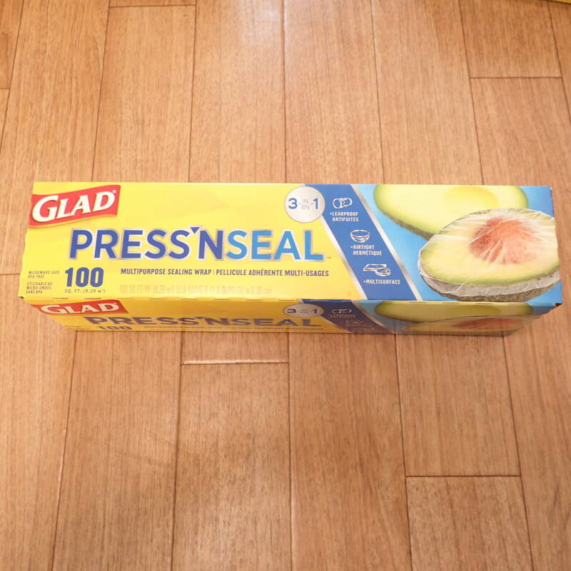 @@未使用 GLAD PRESS'NSEAL グラッド プレス＆シール マジックラップ 31m 保存用 高密閉性ラップ 冷凍 冷蔵 電子レンジ使用可 