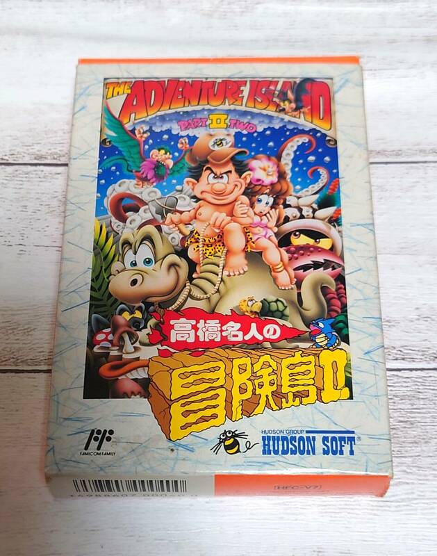 高橋名人の冒険島Ⅱ HUDSON SOFT ゲームソフト ジャンク品