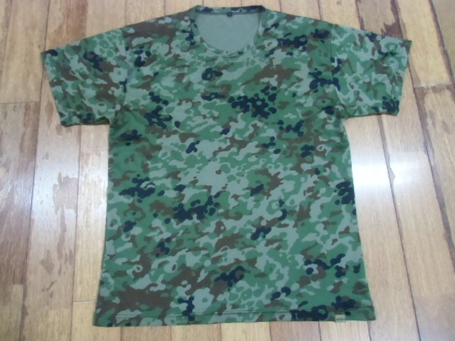 D-33 ミリタリー サバゲー コンバット トレーニングシャツ 自衛隊 迷彩 カモフラ アンダー Tシャツ Lサイズ 送料198円