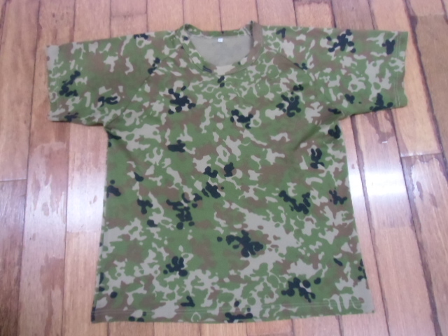 D-8 ミリタリー サバゲー コンバット トレーニングシャツ 自衛隊 迷彩 カモフラ アンダー Tシャツ Lサイズ 送料198円