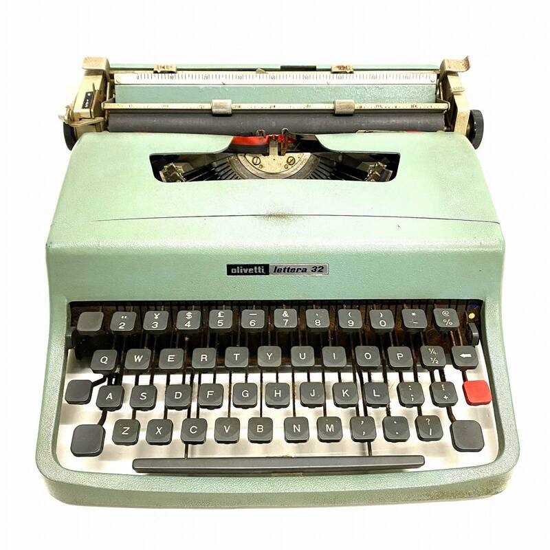 【中古】タイプライター Olivetti Lettera 32 イタリア製
