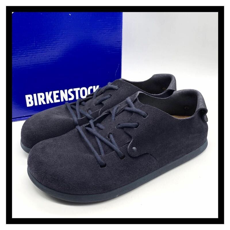 BIRKENSTOCK (ビルケンシュトック) MONTANA (モンタナ) レザーシューズ スエード ミッドナイト ネイビー 紺色 40 26cm 革靴 メンズ
