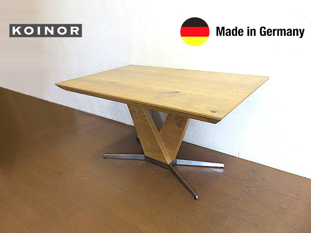 現行モデル　ドイツ KOINOR/コイノール ワイルドオークエクステンションダイニングテーブル「T1601」　W140ｃｍ/Ｗ190ｃｍ　72.6万円