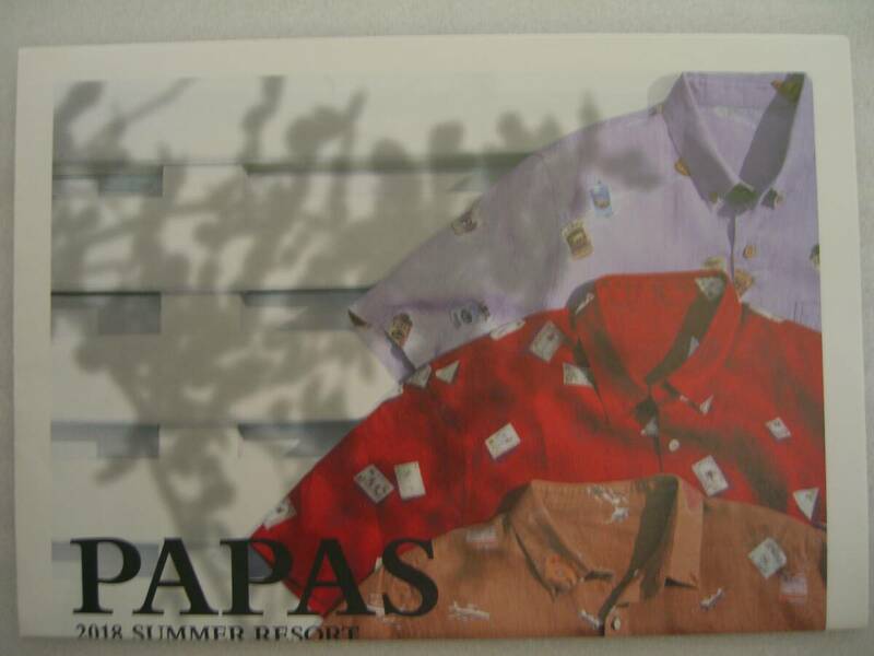 ◆PAPASパパス　PAPAS　 SEASON'S　 INFORMATION 　　　2018 SUMMER RESORT 　USED