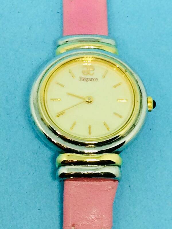 (D42)エレガンスな時計(*'▽')シチズン・エレガンス（電池交換済み）S&G・レディス腕時計USED（送料全国一律185円）おしゃれな時計です。
