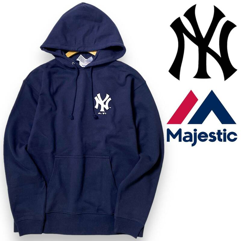【XL】新品 マジェスティック ニューヨークヤンキース パーカー MAJESTIC MLB ミニオンコラボ 限定 スウェット LL メジャーリーグ ◆R223