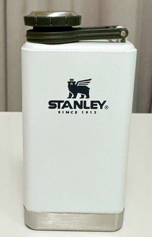 新品未使用品 STANLEY スタンレー SSフラスコ 0.14L ホワイト スキットル アウトドア 水筒 ウィスキー キャンプ