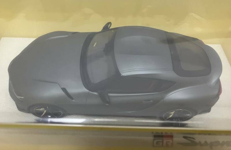 新品未開封　トヨタ GRスープラ 1/18 メイクアップ プロエディション マットストームグレイ インテリアレッド仕様 ハンドメイド A90 
