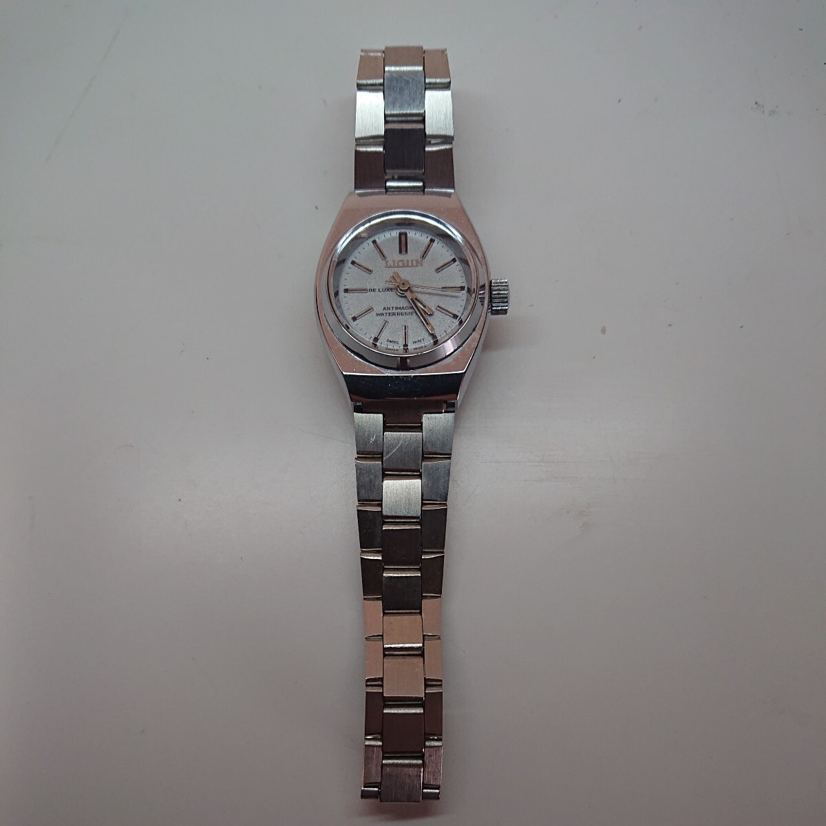手巻き 腕時計 LIGIIN リガン DE LUXE　レディースウォッチ メンズウォッチ　【MI-032707】シルバー