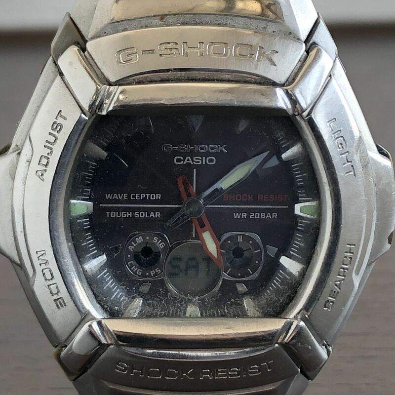 ジャンク CASIO G-SHOCK GW-1400DJ 電波ソーラー 腕時計/43-5