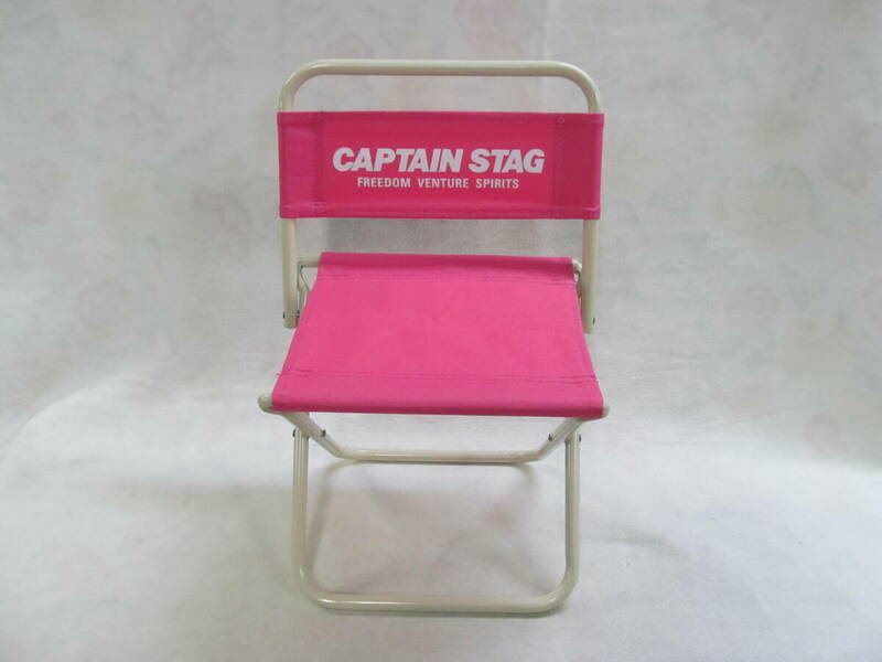 CAPTAIN STAG キャプテンスタッグ アウトドア レジャーチェア イス 折りたたみ椅子 ピンク 