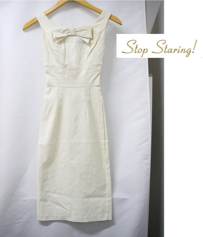 STOP STARING(ストップスターリング） ドレス　ワンピース　スカート　XSサイズ　ミニスカート　白ワンピース　ホワイト