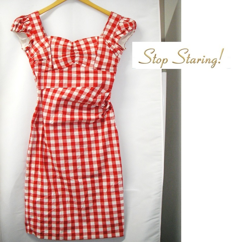 STOP STARING　(ストップスターリング） ドレス　ワンピース　スカート　Sサイズ　ミニスカート　赤いチェック ギンガムチェックワンピース