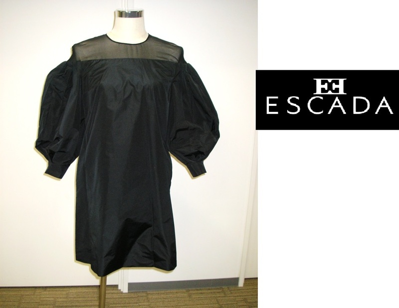 【新品】ESCADA（エスカーダ） ドレス　ワンピース　パーティードレス　高級ワンピース ヨーロッパブランド ボレロ Aラインワンピース