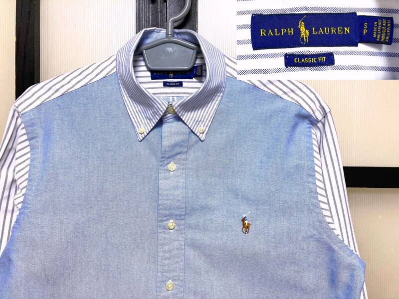 ラルフローレン マルチパターン オックスフォード ボタンダウン シャツ / POLO RALPH LAUREN OX BD クレイジーパターン トラッド系