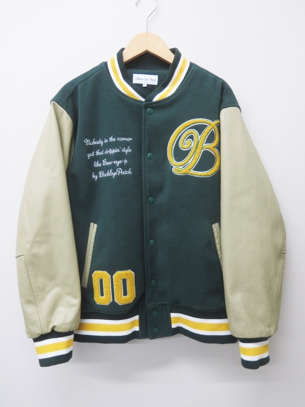 BlackEyePatch ブラックアイパッチ 22SS VARSITY JACKET スタジャン