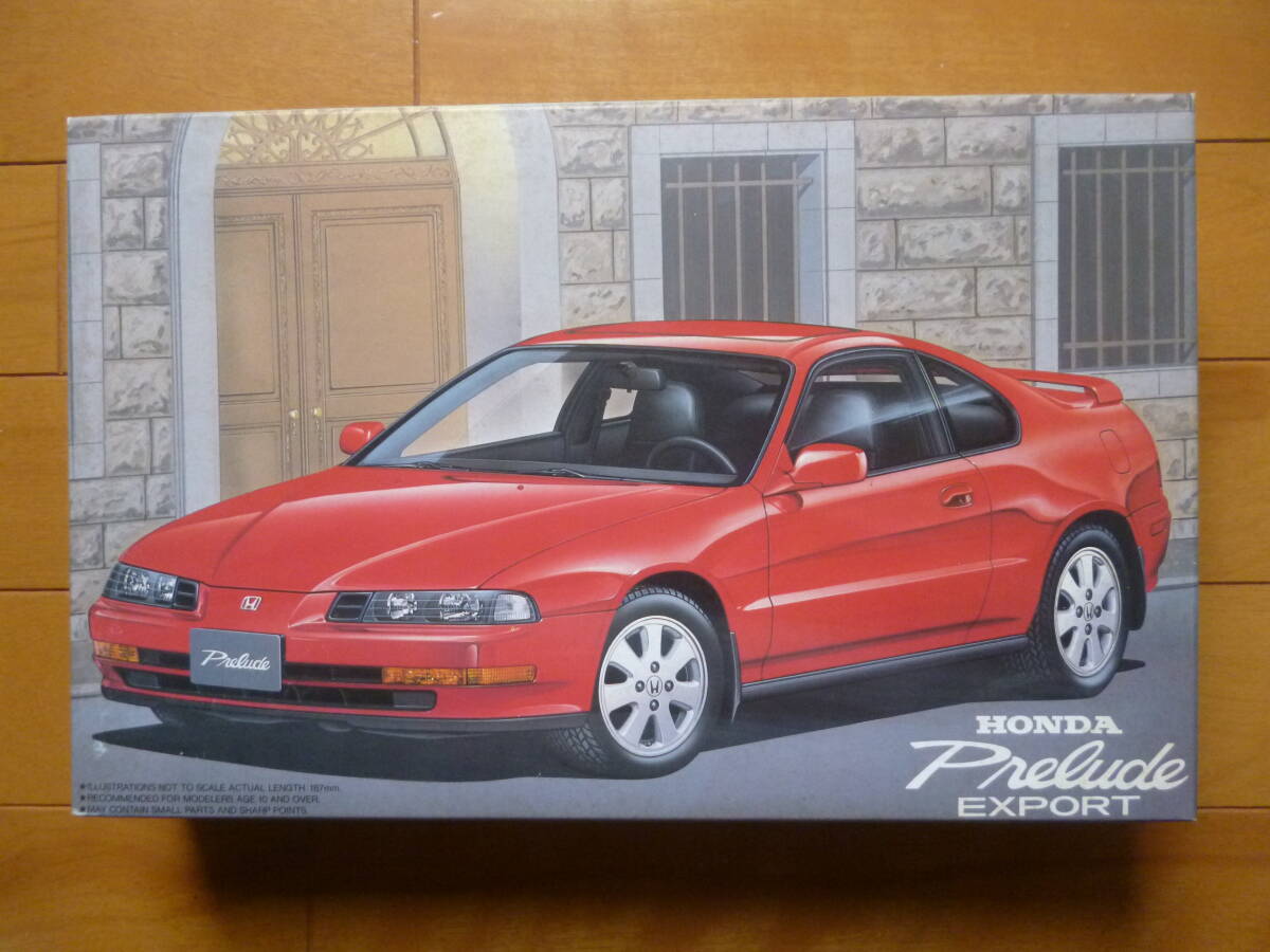 希少・新品・未開封／1/24　ホンダ　プレリュード　エクスポート　1台／フジミ　HONDA　PRELUDE　EXPORT　4WS　輸出仕様