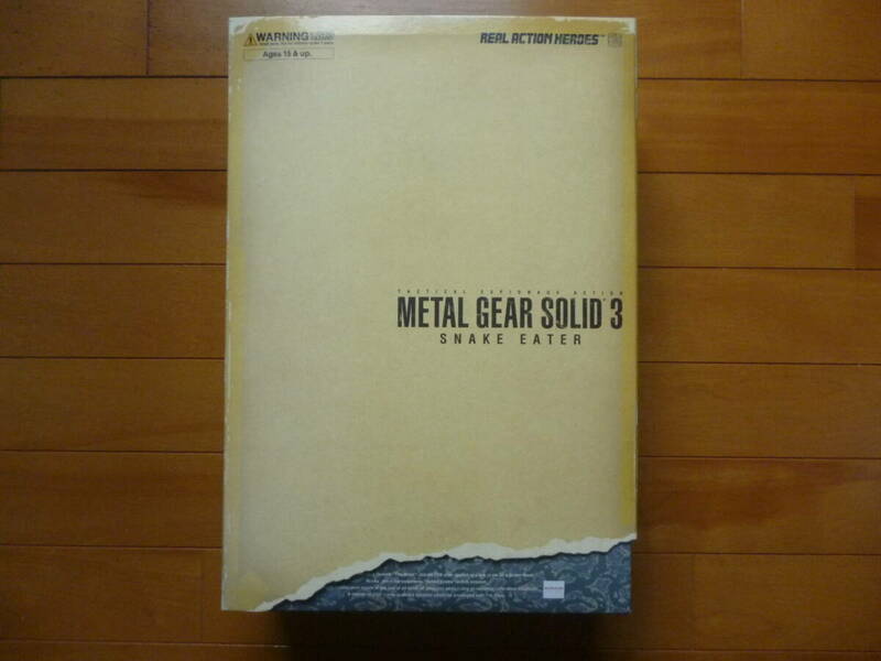 希少・新品・未開封／RAH　メタルギアソリッド3　スネークイーター　1箱／メディコムトイ METAL GEAR SOLID SNAKE EATER フィギュア