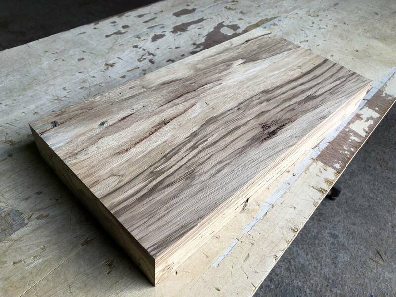 送料無料！【S667F】ゼブラウッド 440×220×56㎜ スポルテッド 乾燥材 木工 DIY 材木 天然木 無垢材《銘木すずめや》