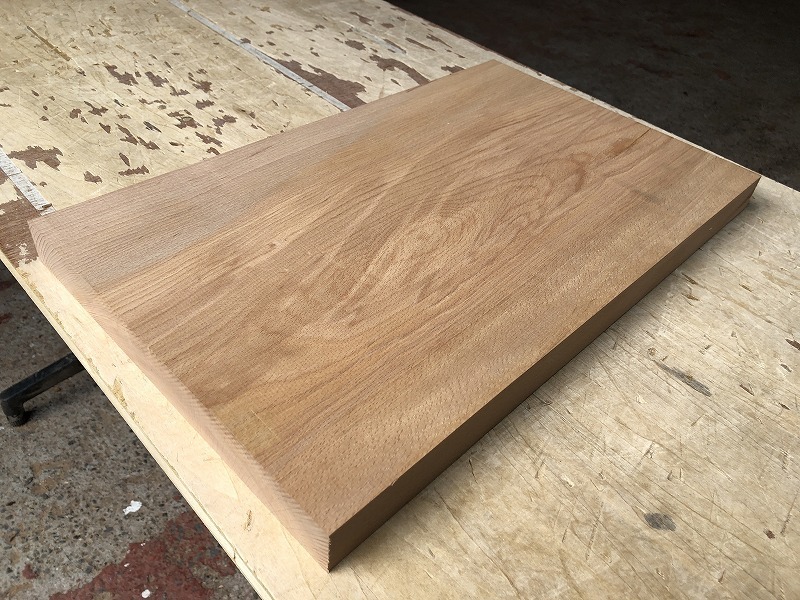送料無料！！【S407E】ブナ 465×280×31㎜ 板材 乾燥材 木工 DIY 材木 天然木 無垢材 《銘木すずめや》