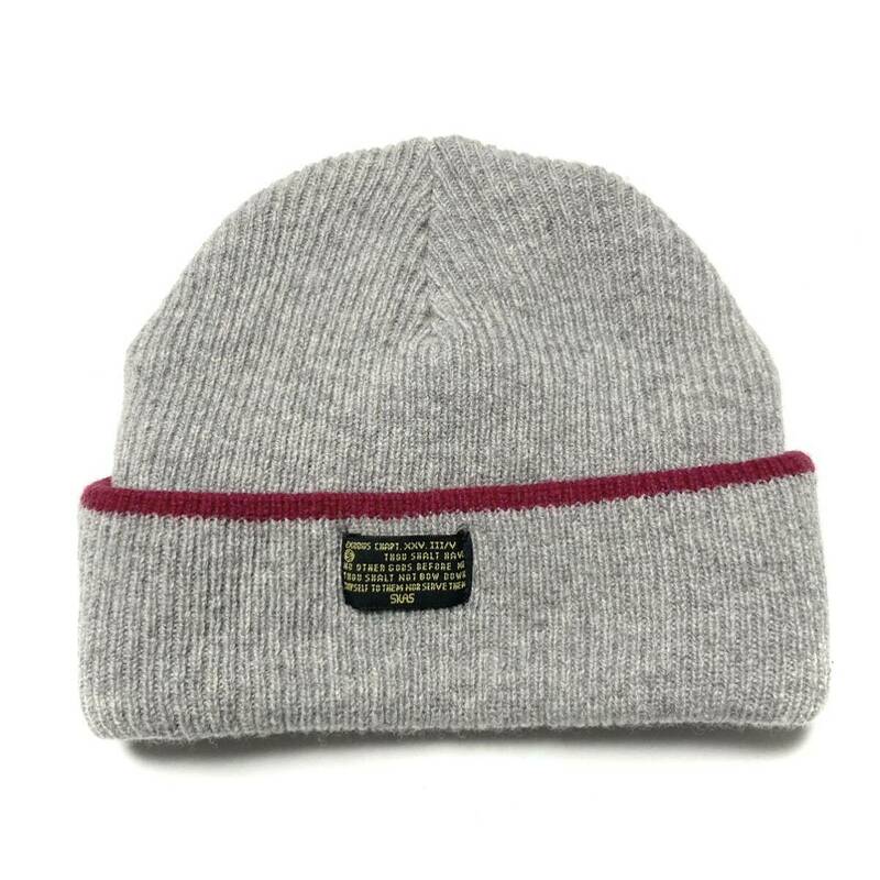 希少スコットランド製 美品◆SILAS◆ツバ付き レーダーニットキャップ レーダービーニー グレー サイラス Radar knit hat girl