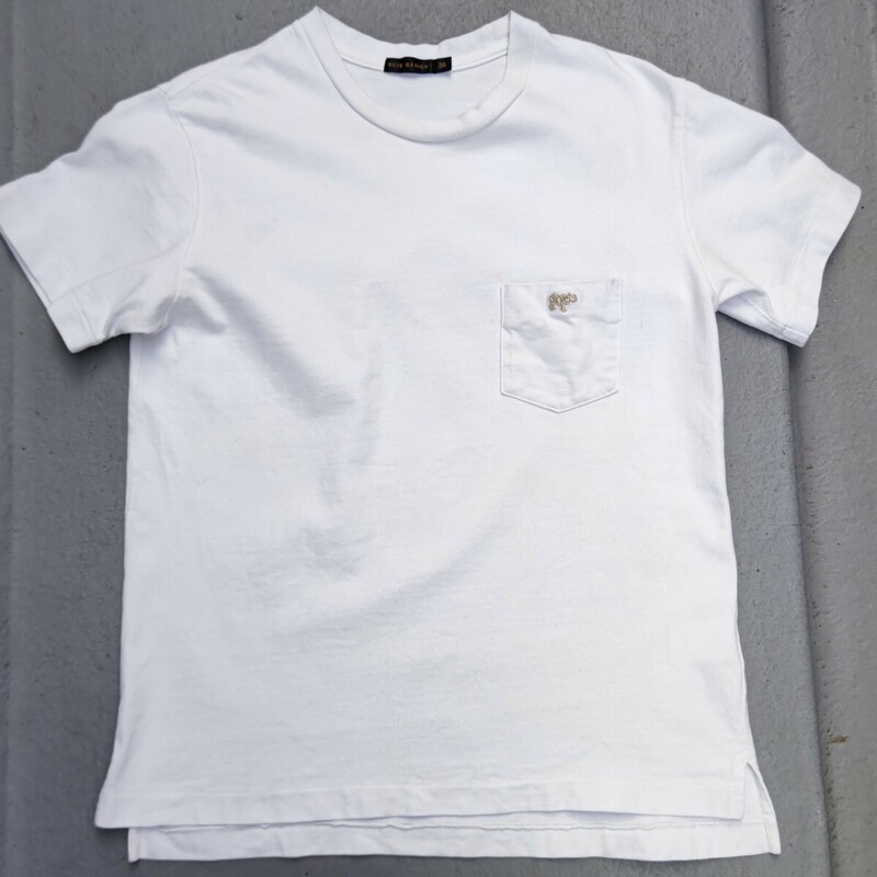 SCYE BASICS ポケットTシャツ【38】 ホワイト 半袖 Tシャツ ポケT