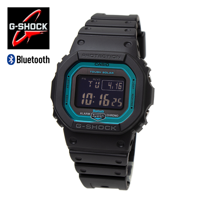 CASIO G-SHOCK カシオ ジーショック 電波 ソーラー GW-B5600-2 ブラック Bluetooth スマートウォッチ メンズ 男性 腕時計 スクエアデジタル