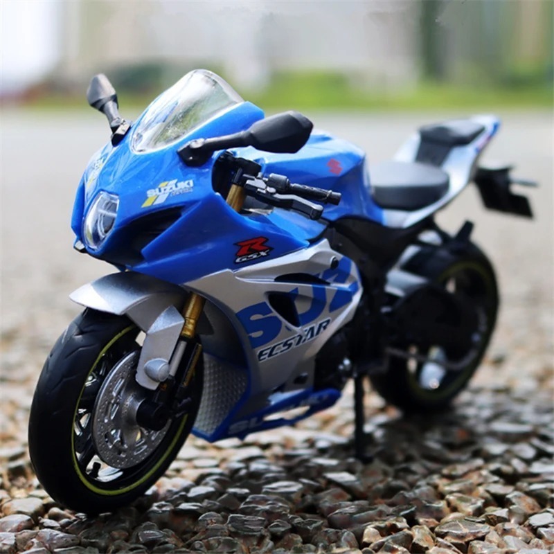 価格調整 3色選択 バイク 1/12スケール スズキ Suzuki GSX-R1000R ミニカー 合金 ミニチュア オートバイ 可動 ダイキャス G669