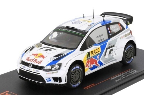 ixo　1/24　VW・ポロ R WRC　#1　S．オジェ　2014ラリー カタルーニャ　チャンピオン