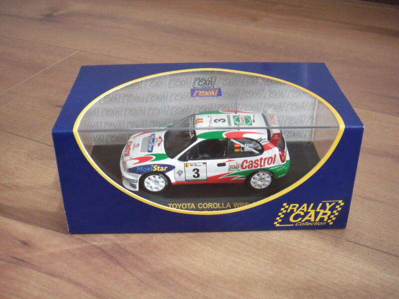 ラリーカー　トヨタ　カローラ　WRC　ミニカー　カストロール　TOYOTA　COROLLA　CASTROL