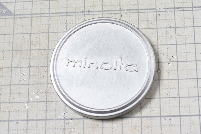 ＃393　ミノルタ　フィルター径52ｍｍ相当　金属製キャップ　アルミ